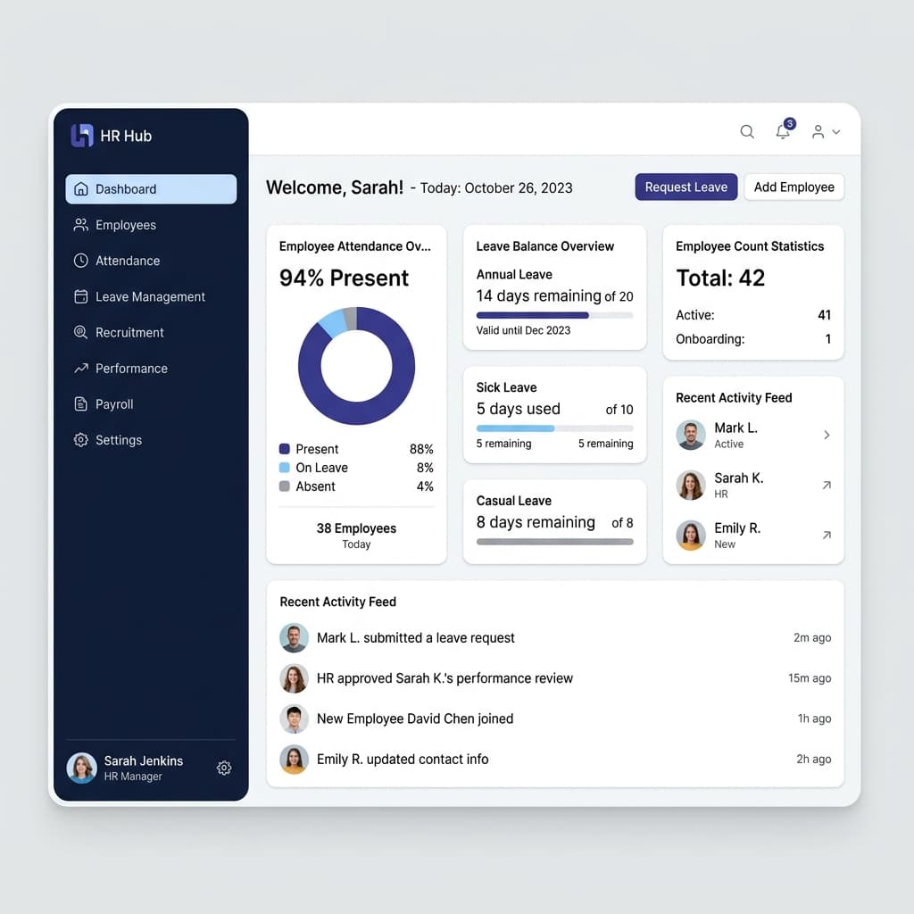 NuppunHR Dashboard